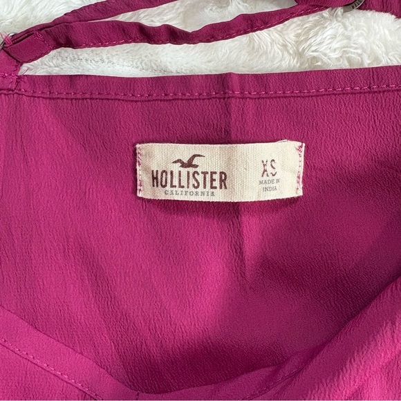 Hollister Loose Fit Sleeveless Tank Top Plum Womens Size XS - Picture 3 of 8